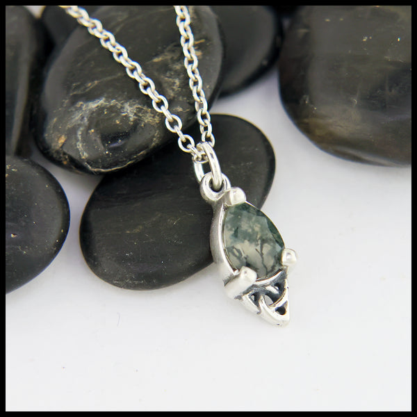 Limited Edition Moss Agate Goddess Pendant