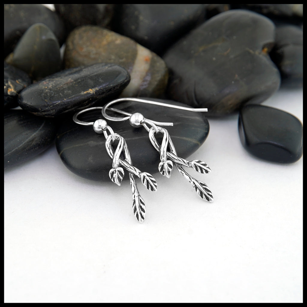 Madi's Leaf and Vine Drop Earrings