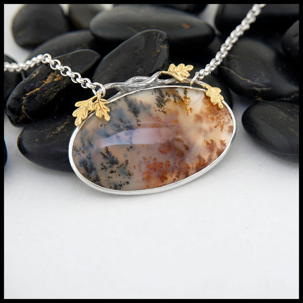 Dendritic Moss Agate Pendant