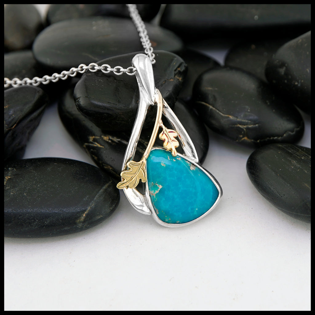 Custom Turquoise Pendant