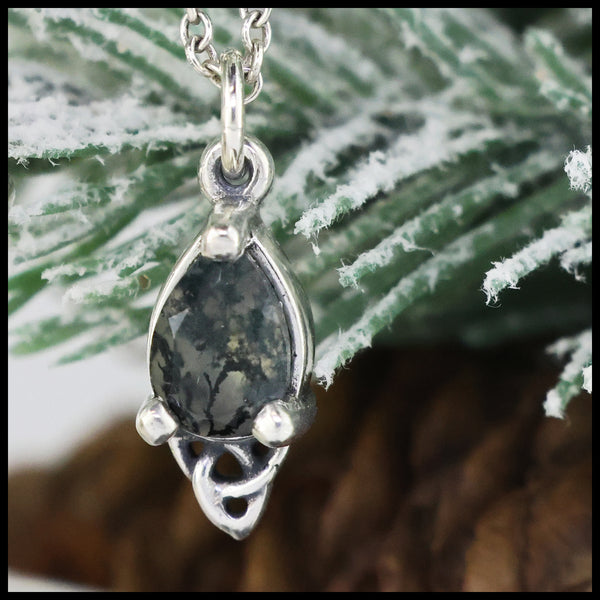 Limited Edition Moss Agate Goddess Pendant