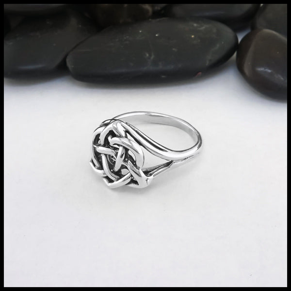 Trinity Knot Heart Ring | Walker Metalsmiths