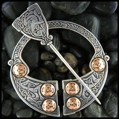 Argentium Silver high quality Penannular Brooch