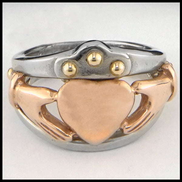 Unusual store claddagh ring