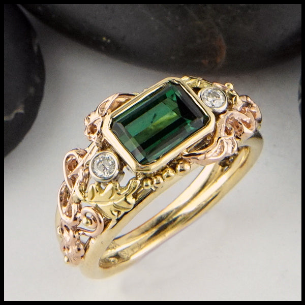 Fancy Shape Green Diamond Fashion Ring – SouthMiamiJewelers